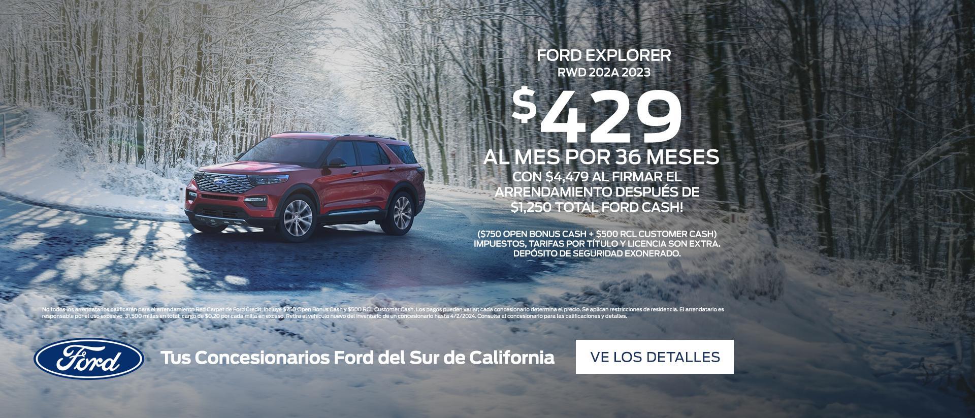 2023 Ford Explorer Lease Offer | Southern California Ford Dealers